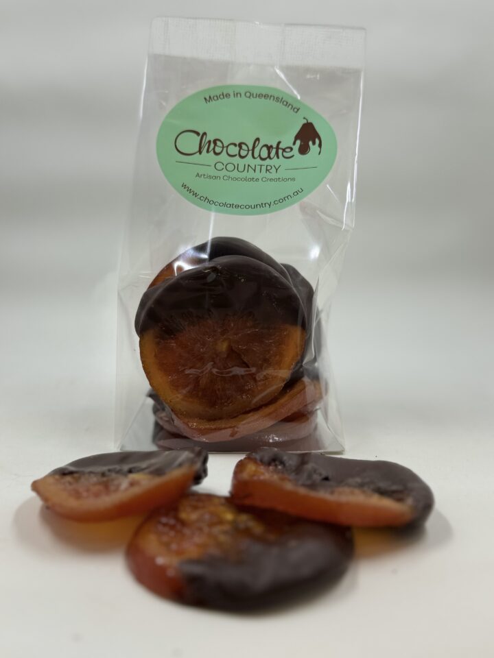 Chocolate Dipped Candied Orange